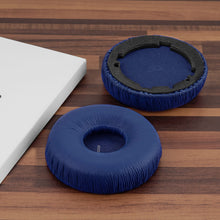 画像をギャラリービューアに読み込む, Geekria イヤーパッド QuickFit 互換性 パッド ジェイビーエル JBL T600BTNC, Tune 600BTNC ヘッドホンに対応 パッド イヤー / イヤーカップ (レザーレット / 青い)