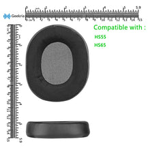 画像をギャラリービューアに読み込む, Geekria イヤーパッド Comfort 互換性 パッド コルセア Corsair HS55, HS65 ヘッドホンに対応 パッド イヤー / イヤーカップ (ハイブリッドベロア / 黒)