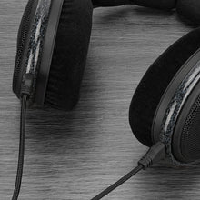 画像をギャラリービューアに読み込む, Geekria オーディオケーブル、ゼンハイザー Sennheiser HD 600、HD 650、HD 660S2、HD 6XX ヘッドホンケーブル対応、3.5mm (1/8'') から 2Pin 編組ナイロン交換用コード、6.35mm から 3.5mm アダプター付き (4.9 フィート / 1.5 m)