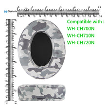 画像をギャラリービューアに読み込む, Geekria イヤーパッド QuickFit 互換性 パッド ソニー Sony WH-CH700N, WH-CH710N, WH-CH720N ヘッドホンに対応 パッド イヤー / イヤーカッププロテインレザー(迷彩)