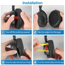 画像をギャラリービューアに読み込む, Geekria イヤーパッド QuickFit 互換性 パッド スティールシリーズ SteelSeries Arctis Nova Pro Wired/ Nova1/ Nova3/ Nova7, Turtle Beach Airlite Fit Wired Gaming ヘッドホンに対応 パッド イヤー / イヤーカップ (メッシュファブリック / ブラック)