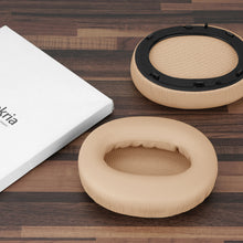 画像をギャラリービューアに読み込む, Geekria イヤーパッド QuickFit 互換性 パッド エディファイアー Edifier W820NB ヘッドホンに対応 パッド イヤー / イヤーカップ (プロテインレザー / カーキ )