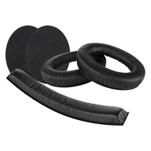 画像をギャラリービューアに読み込む, Geekria イヤーパッド + ヘッドバンド ゼンハイザー Sennheiser HD380 PRO, HD380, PC350, Game Zero 等 対応 交換 用 ヘッドホンパッド イヤーパッド イヤークッション セット (earpad+headband)