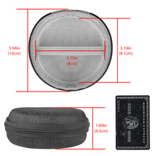 画像をギャラリービューアに読み込む, Geekria ケース Sheild ヘッドホンケース 互換性 ハードケース 旅行用 ハードシェルケース ファーウェイ HUAWEI FreeBuds 3 FreeBuds 6i FreeClip に対応 収納ポーチ付き (ダークグレー)