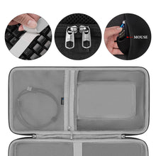 画像をギャラリービューアに読み込む, Geekria Tenkeyless TKL キーボードとマウスのコンボ ハードシェル旅行用キャリングバッグ 80% 87 キーコンピュータ メカニカルゲーミングキーボード、CORSAIR K70 RGB TKL、CORSAIR K63と互換性があります。