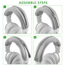 画像をギャラリービューアに読み込む, Geekria カバー 互換性 伸縮素材 ヘッドバンドカバー オーディオテクニカ ATH-M50x, ATH-M50xWH, ATH-M50xBB, ATH-M50xBT2 ヘッドホンに 対応 簡単に装着 工具不要
