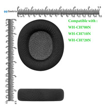 画像をギャラリービューアに読み込む, Geekria イヤーパッド Nova 互換性 パッド ソニー Sony WH-CH700N, WH-CH710N, WH-CH720N ヘッドホンに対応 パッド イヤー / イヤーカップ (メッシュファブリック/黒)