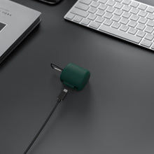 画像をギャラリービューアに読み込む, Geekria シリコン カバー 互換性 カバー Sony LinkBuds 対応 True Wireless Earbuds WF-L900 充電ケース充電ケースカバー 外装カバー キーホルダーフック付き、充電ポートアクセス可能 (Green)