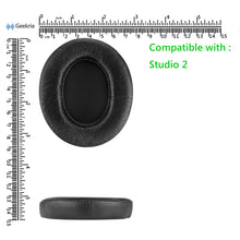 画像をギャラリービューアに読み込む, Geekria イヤーパッド Elite 互換性 パッド ビーツバイドクタードレ Beats Studio 2 (B0501) ヘッドホンに対応 パッド イヤー / イヤーカップ ( シープスキン / ブラック)