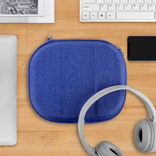 画像をギャラリービューアに読み込む, Geekria ケース Sheild ヘッドホンケース 互換性 ハードケース 旅行用 ハードシェルケース ソニー Sony WH-CH510, WH-CH520, MDR-ZX300, MDR-ZX310, MDR-XB200 に対応 収納ポーチ付き (ブルー)