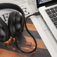 画像をギャラリービューアに読み込む, Geekria レザー 充電ケーブル 互換性 Type-C 充電コード USB to USB-C ボーズ Bose QuietComfort, SoundLink Plus, QC Ultra, QC45, 700, Ultra Open Earbuds に対応 (黒/30cm)