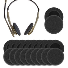 画像をギャラリービューアに読み込む, Geekria 10 Pairs QuickFit イヤーパッド 互換性 パッド アーカーゲー AKG コス Koss ロジクール Logitech プラントロニクス Plantronics Rapoo ゼンハイザー Sennheiser ソニー Sony ヘッドホンに対応 イヤパッド/イヤークッション/イヤーカップ ( スポンジ / ブラック )