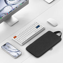 画像をギャラリービューアに読み込む, Geekria ウルトラスリム キーボード キャリングケース ロジクール Logitech MX メカニカル ミニ, MelGeek O2, Flow Lite 84 / LOFREE Flow84, IQUNIX MQ80, 84鍵と互換性あり ハードシェル トラベルバッグ (ダークグレー)