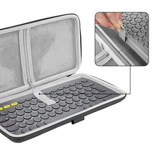 画像をギャラリービューアに読み込む, Geekria キーボード 収納ケース ハードシェルトラベルキャリングバッグ ワイヤレスポータブル キーボード ロジテック LOGICOOL (Logitech) K380 Bluetooth 無線に適合