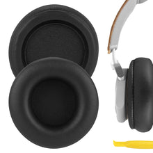 画像をギャラリービューアに読み込む, Geekria イヤーパッド QuickFit 互換性 パッド グアンドオルフセン Bang & Olufsen Beoplay H4, H6, H7, H9, H9i, H9 3rd Gen, HX, Portal ヘッドホンに対応 パッド イヤー / イヤーカップ No Plastic Clip (プロテインレザー / 黒)