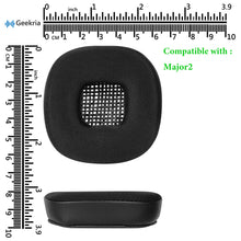 画像をギャラリービューアに読み込む, Geekria イヤーパッド Sport 互換性 パッド マーシャル Marshall Major, Major II, Major 2 ヘッドホンに対応 パッド イヤー / イヤーカップ ( 冷却ジェル / ブラック )