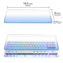 画像をギャラリービューアに読み込む, Geekria キーボード カバー ケース 互換品 ロジクール G Logicool G713/ G715 テンキーレス ワイヤレスメカニカルゲーミングキーボード アクリルカバー 保護カバー(グラデーションブルー)