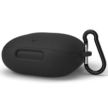 画像をギャラリービューアに読み込む, Geekria シリコンカバー 互換性 カバーアンカー Anker Soundcore Liberty 4 Pro 対応 True Wireless Earbuds 充電ケース充電ケースカバー 外装カバーキーホルダーフック付き、充電ポートアクセス可能、フロントLED可視 (黒)