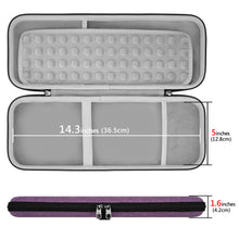 画像をギャラリービューアに読み込む, Geekria 収納ケース 互換品ロジテック Logicool K380 + Pebble M350 ワイヤレス キーボード 無線 マウス ハードシェルトラベルキャリングバッグ (ラベンダー)