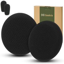 画像をギャラリービューアに読み込む, Geekria, メッシュ生地,交換用イヤーパッド,Logitech H800 ワイヤレスヘッドホンと互換性あり,イヤークッション,補修パーツ,ブラック