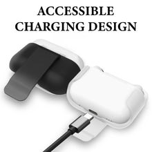画像をギャラリービューアに読み込む, Geekria 超軽量ポリカーボネート製ベルトクリップイヤホンケース Apple AirPods Pro 2対応 ハイキングやアウトドア活動に最適なハードケース しっかり固定 (ブラック/ホワイト 2個パック)