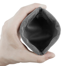 画像をギャラリービューアに読み込む, Geekria ポッチ イヤホン ポーチケースイヤホン保護 袋 小銭入れ 小物整理 USBメモリー/SD/TFカード/鍵収納 スマートフォンのアクセサリ携帯やすい (8.5 X 8 cm) (グレー / マイクロファイバー)