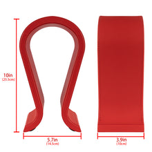 画像をギャラリービューアに読み込む, Geekria ヘッドホンスタンド ビーガンレザー オメガ オーバーイヤー ヘッドホン、ゲームヘッドセット用の ホルダー, デスクディスプレイハンガーボーズ Bose NC700, QC 35, QC 35 II, ジェイビーエル JBL と互換性 (レッド)