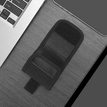 画像をギャラリービューアに読み込む, Geekria イヤホンポーチ ベルトループ付き SHOKZ New OpenFit2/Air イヤホンケース対応 保護トラベルポーチ バッグストラップ用クリップホルダー付き 防水 ポータブル (ブラック)