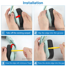 画像をギャラリービューアに読み込む, Geekria イヤーパッド QuickFit 互換性 パッド Astro Gaming A10 Gen 2, A10 Gen2 ヘッドホンに対応 パッド イヤー / イヤーカップ (プロテインレザー / 黒)