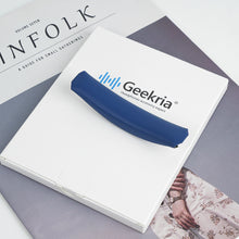 画像をギャラリービューアに読み込む, Geekria ヘッドバンド 互換性 ヘッドホンヘッドバンド プロテインレザーパッド ジェイビーエル JBL JR460 対応 交換用 (青)