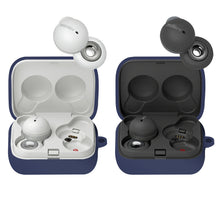 画像をギャラリービューアに読み込む, Geekria シリコン カバー 互換性 カバー Sony LinkBuds 対応 True Wireless Earbuds WF-L900 充電ケース充電ケースカバー 外装カバー キーホルダーフック付き、充電ポートアクセス可能 (Blue)