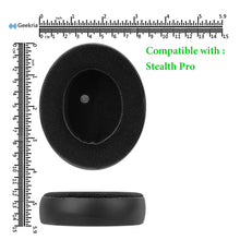 画像をギャラリービューアに読み込む, Geekria イヤーパッド Comfort 互換性 パッド Turtle Beach Stealth Pro ヘッドホンに対応 パッド イヤー / イヤーカップ ハイブリッドベロア (ブラック)