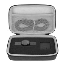 画像をギャラリービューアに読み込む, Geekria ウェブカメラ キャリング ケースロジクール Logitech MX Brio Ultra HD 4K ストリーミング ウェブカメラ交換用ハードシェル トラベル キャリング バッグ ケーブル収納付き (ダークグレー)