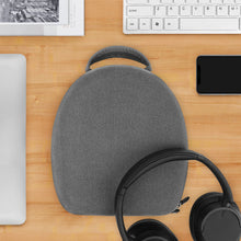 画像をギャラリービューアに読み込む, Geekria ケース Shield ヘッドホンケース 互換性 ハードケース 旅行用 ハードシェルケース ソニー Sony WH-CH720n, WH-CH710N, WH-CH700N, WH-1000XM4, WH-1000XM3, MDR-M1ST, MDR-XB950BT, XB950B1, XB950N1 に対応 収納ポーチ付き (マイクロファイバーグレー)