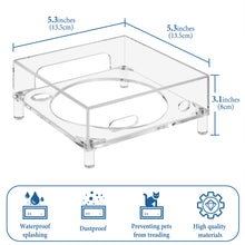 画像をギャラリービューアに読み込む, Geekria デスクトップ コンピューター カバー、クリア アクリル ダスト カバー、アップル Apple 2024 Mac Mini デスクトップ コンピューター、アップル Apple 2024 Mac Mini M4、アップル Apple 2024 Mac Mini M4 Pro スタンドに対応 - アクセサリ