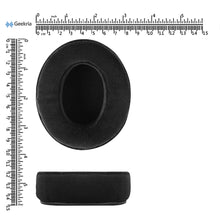 画像をギャラリービューアに読み込む, Geekria イヤーパッド Comfort 互換性 パッド ソニー Sony スティールシリーズ SteelSeries Arctis Turtle Beach スカルキャンディ Skullcandy HyperX and Other Large or Mid-Sized Over-Ear ヘッドホンに対応 パッド イヤー / イヤーカップベロア (ブラック)