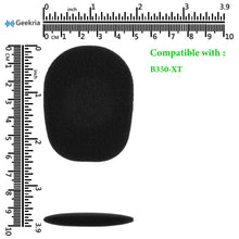 画像をギャラリービューアに読み込む, Geekria イヤーパッド Comfort 互換性 パッド BlueParrott B350-XT ヘッドホンに対応 パッド イヤー / イヤーカップ (メモリーフォーム/黒)