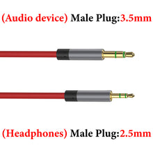 画像をギャラリービューアに読み込む, Geekria ケーブル 互換性 オーディオコード ゼンハイザー Sennheiser Momentum 4, PXC 550, PXC 550 II, ACCENTUM Plus ヘッドホンケーブル、2.5mm に適合する 1.7m