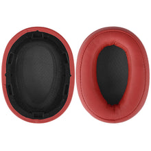 画像をギャラリービューアに読み込む, Geekria イヤーパッド QuickFit 互換性 パッド ソニー Sony MDR-100ABN, WH-H900N ヘッドホンに対応 パッド イヤー / イヤーカップ (プロテインレザー / トワイライトレッド)