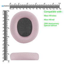 画像をギャラリービューアに読み込む, Geekria イヤーパッド Nova 互換性 パッド マイクロソフト Microsoft Xbox Wireless, Xbox Stereo 20th Anniversary Special Edition ヘッドホンに対応 パッド イヤー / イヤーカップ (メッシュファブリック / ピンク)