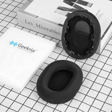 画像をギャラリービューアに読み込む, Geekria イヤーパッド Comfort 互換性 パッド ソニー Sony INZONE H7 (WH-G700), INZONE H9 (WH-G900N) ヘッドホンに対応 パッド イヤー / イヤーカップ (アイスシルク / 黒)