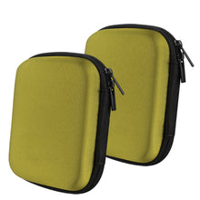 画像をギャラリービューアに読み込む, Geekria ケース Shield ヘッドホンケース 互換性 ハードケース 旅行用 ハードシェルケース オーディオテクニカ AudioTechnica, ソニー SONY, ジェイブイシー JVC, パナソニック Panasonic に対応 収納ポーチ付属 (2パック/緑)