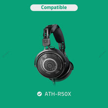 画像をギャラリービューアに読み込む, Geekria Apollo シルバーメッキ アップグレードオーディオケーブル ATH-R50x ヘッドホン対応 3.5mm (1/8'')/6.35mm (1/4'') - 2.5mm 交換用ヘッドホンコード デスクトップアンプ用 (8.2フィート / 2.5m)