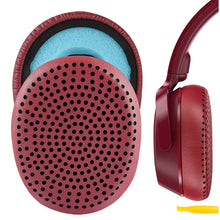 画像をギャラリービューアに読み込む, Geekria イヤーパッド QuickFit 互換性 パッド スカルキャンディ Skullcandy Riff Wireless ヘッドホンに対応 パッド イヤー / イヤーカップ ( プロテインレザー / 真紅)