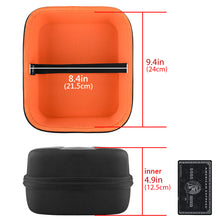 画像をギャラリービューアに読み込む, Geekria ケース Sheild ヘッドホンケース 互換性 ハードケース 旅行用 ハードシェルケース アーカーゲー AKG K 240, K 92, Q701, K 712 Pro, K 702, K 701, N90Q, K 553に対応 収納ポーチ付き (ブラック)