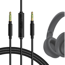 画像をギャラリービューアに読み込む, Geekria ケーブル 互換性 オーディオコード ビーツバイドクタードレ Beats Studio Pro Solo 4 Solo 3 Pro ヘッドホンケーブル、3.5mm に適合する インラインマイクと音量コントロール 1.2m
