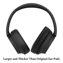 画像をギャラリービューアに読み込む, Geekria イヤーパッド Sport 互換性 パッド ソニー Sony WH-CH700N, WH-CH710N, WH-CH720N ヘッドホンに対応 イヤパッド/イヤークッション/イヤーカップ (冷却ジェル / 余分な厚さ / ブラック)