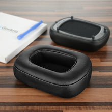 画像をギャラリービューアに読み込む, Geekria イヤーパッド QuickFit 互換性 パッド レイザー Razer Tiamat 7.1 V2 ヘッドホンに対応 パッド イヤー / イヤーカップ (プロテインレザー / 黒)