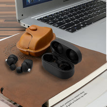 画像をギャラリービューアに読み込む, Geekria ビーガンレザー カバー 互換性 カバー Sony WF-1000XM4 対応 True Wireless Earbuds 充電ケース充電ケースカバー 外装カバー キーホルダーフック付き、充電ポートアクセス可能