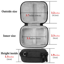 画像をギャラリービューアに読み込む, Geekria シールド イヤフォン ケーススカルキャンディ Skullcandy dime evo、Sesh ANC Active、Jib True 2、Indy、Grind Fuel Dime 3 トゥルー ワイヤレス イヤフォンに対応、交換用ハードシェル トラベル キャリング バッグ、カラビナ クリップ付き (グレー)